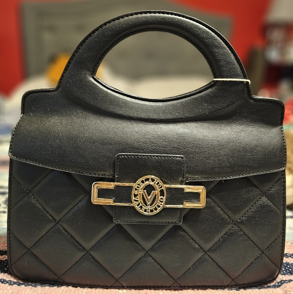 Valentino Orlandi Handbags - Valentino Orlandi Top Handle 'V' lock with crossbody strap *NWT